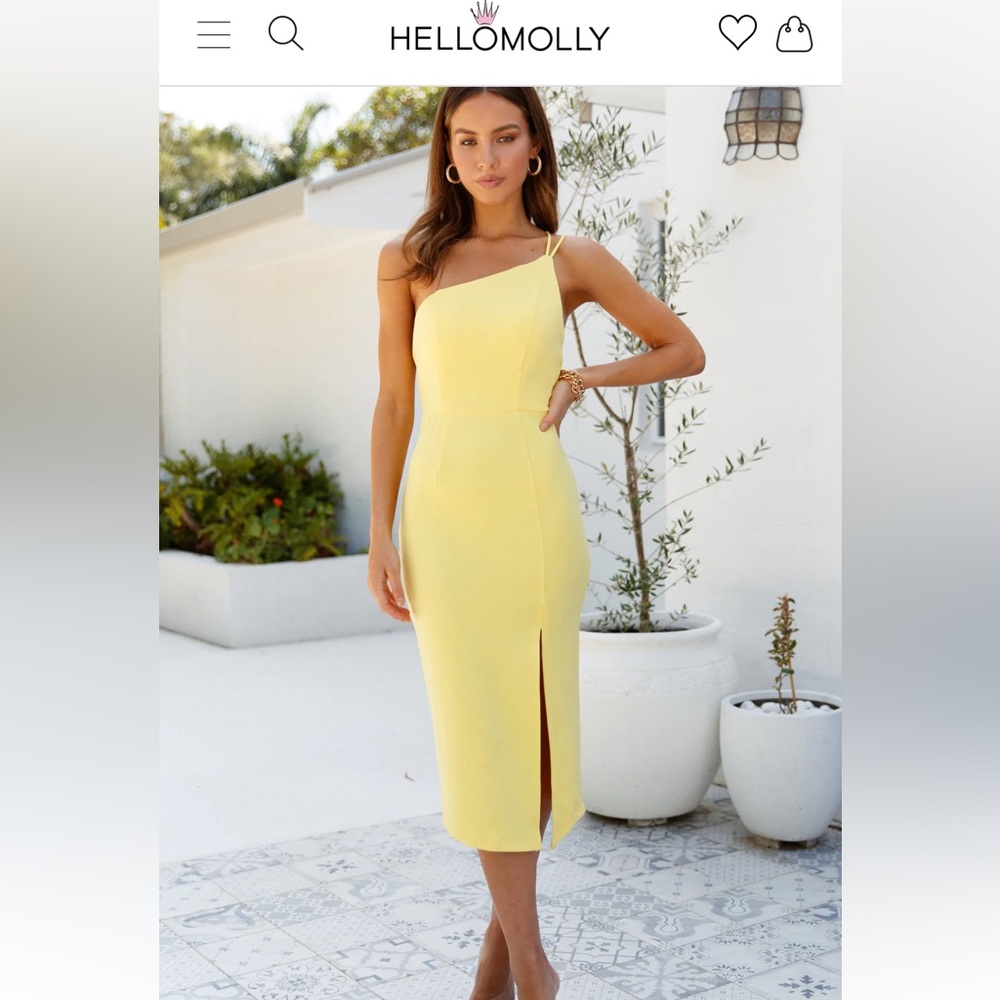 Hello molly taking it back yellow dress